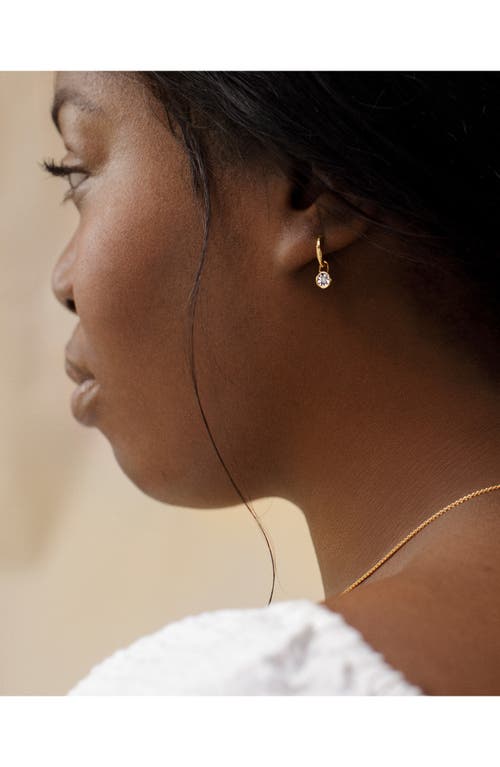 Monica Vinader Gold Diamond Essential Ear Charm Diamond