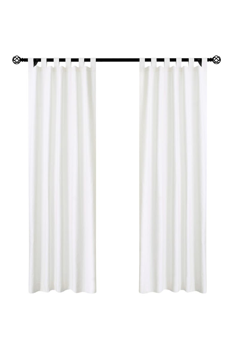 Indoor Cotton Panel Curtain, Main, color, WHITE