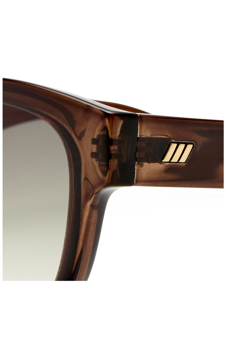 Majestic 53mm Gradient Round Sunglasses, Alternate, color, COCO / KHAKI GRADIENT