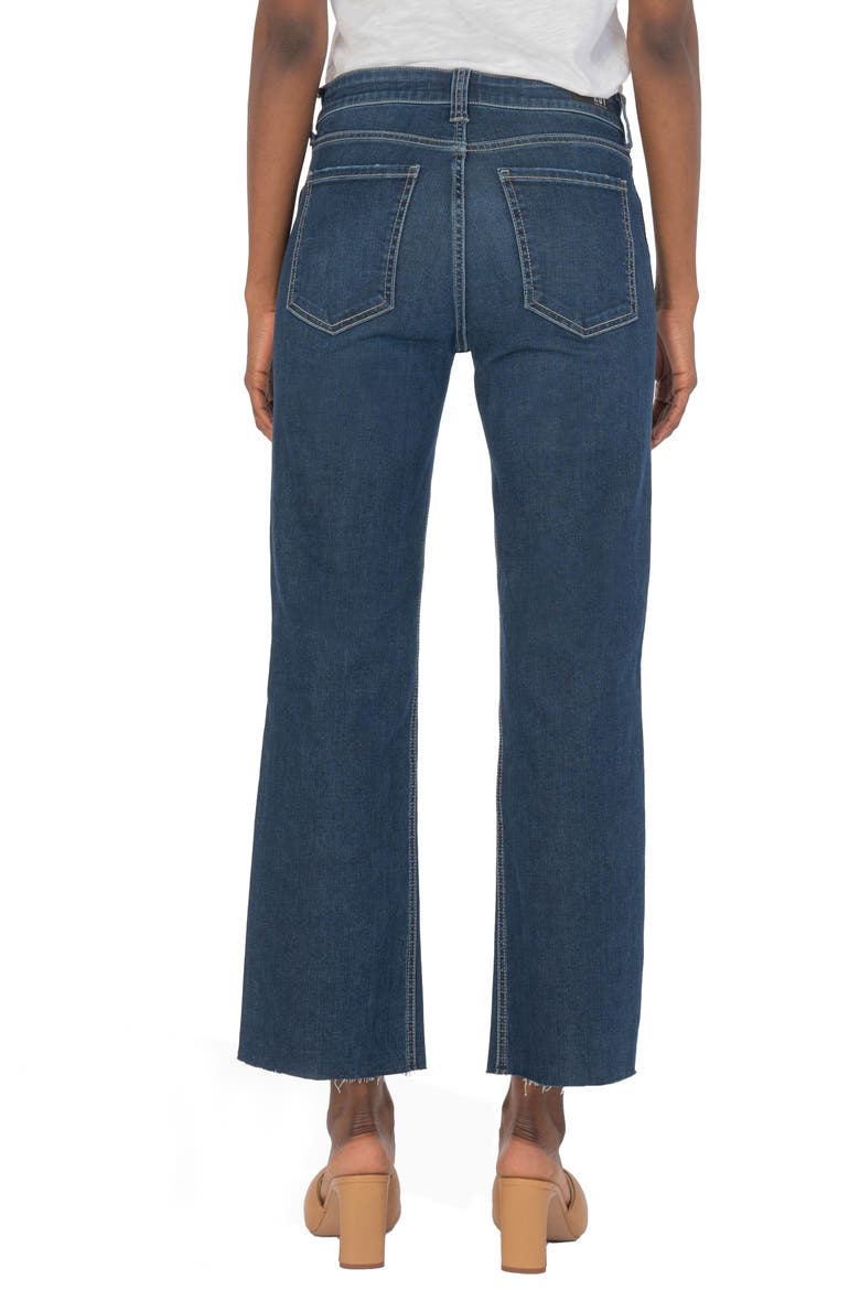 KUT from the Kloth Kelsey Fab Ab Ankle Flare Jeans, Alternate, color, ANTICIPATE
