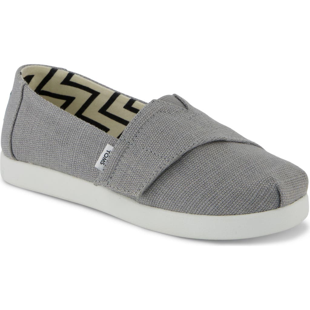 Toms Kids' Alpargata Sneaker In Grey