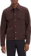 Theory River Trucker in Neoteric Twill Jacket