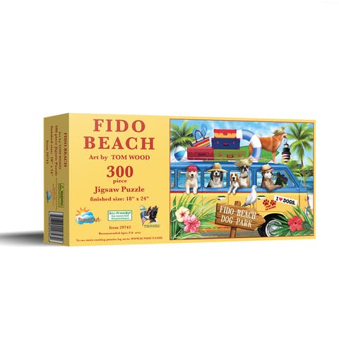 Fido Beach 300 piece Jigsaw Puzzle for Adults