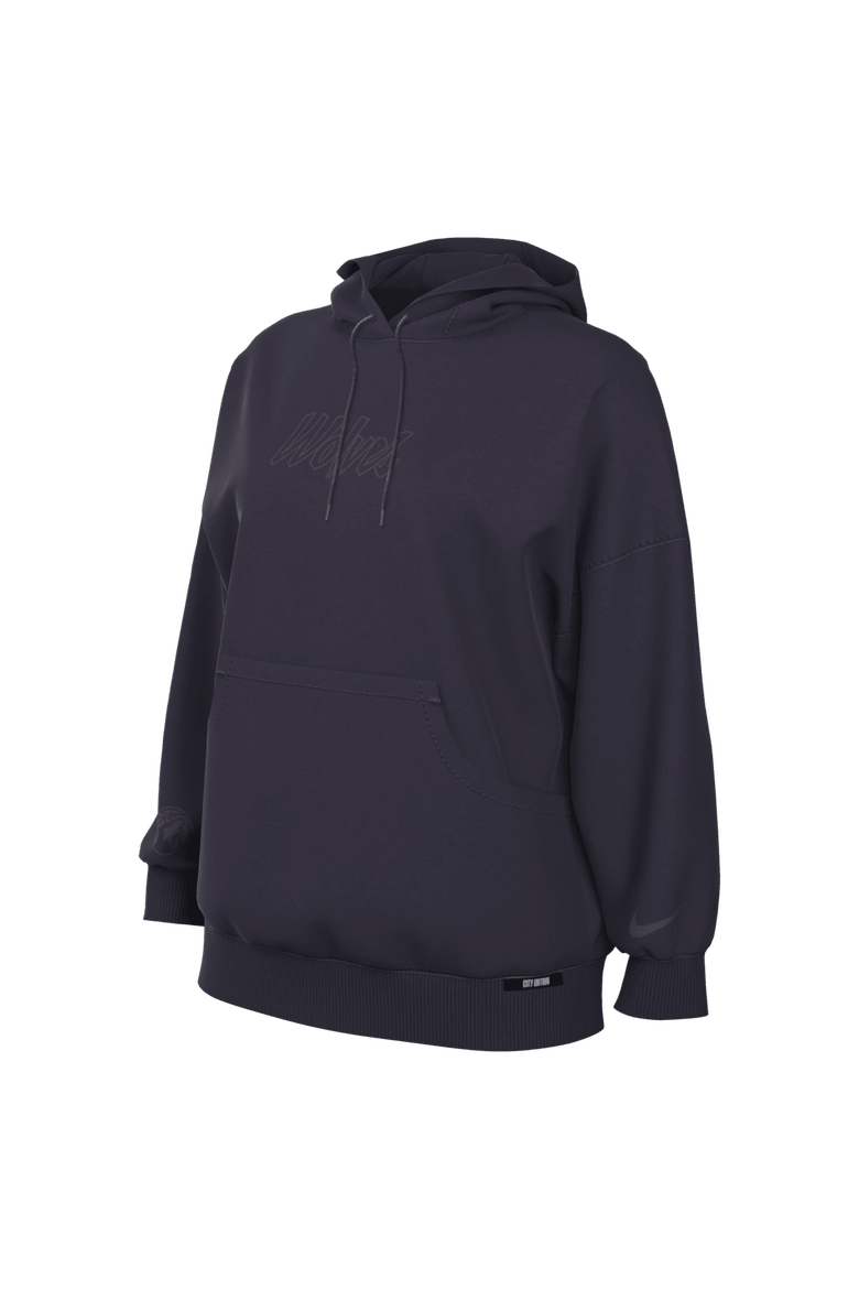 Women's Nike  Purple Minnesota Timberwolves 2025/26 City Edition Remix Premium Fleece Hoodie, Alternate, color, Purple