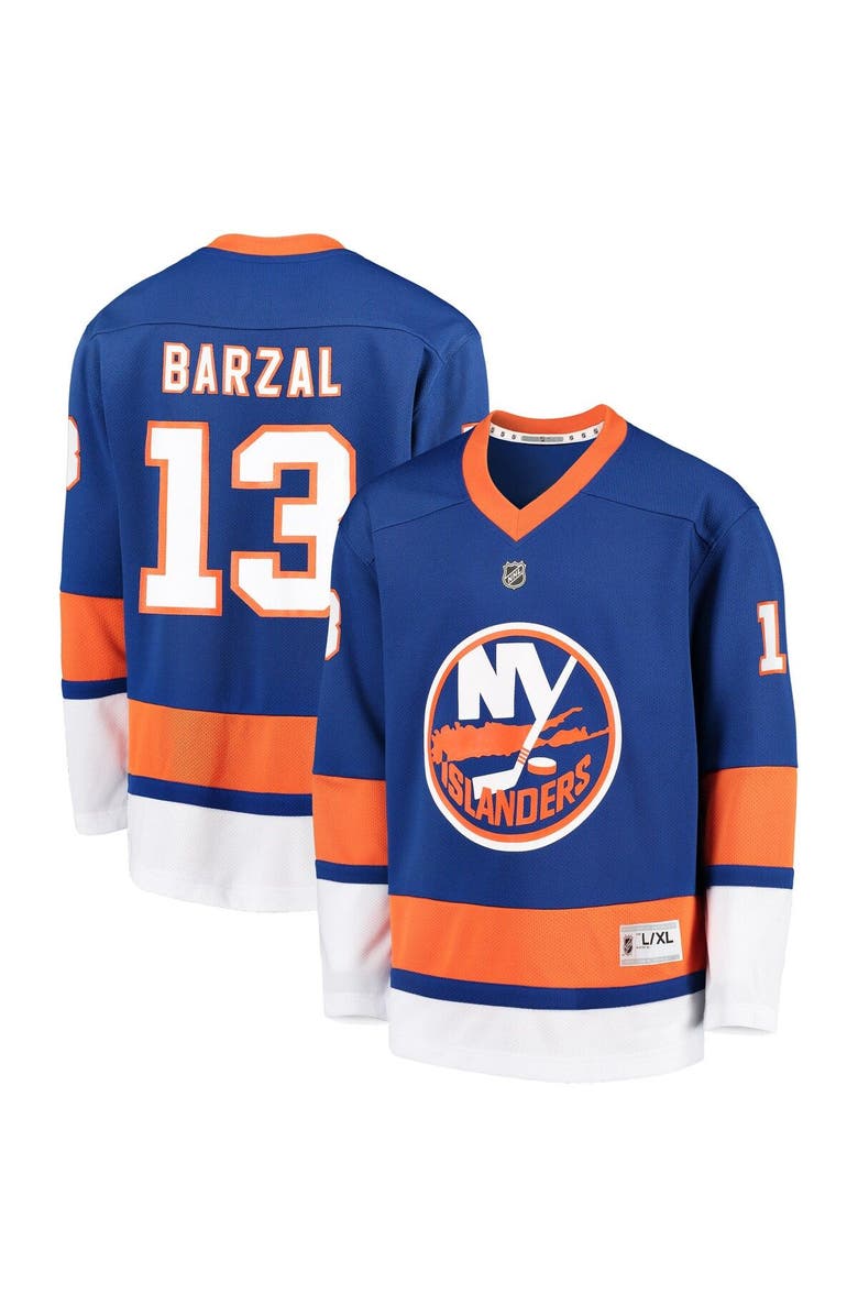Outerstuff Youth Mathew Barzal Royal New York Islanders Home Player Replica Jersey, Main, color, 