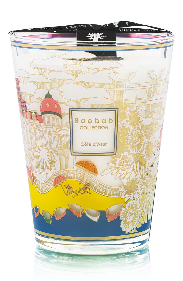 Baobab Collection Côte de d'Azur Scented Candle, Alternate, color, White Multi