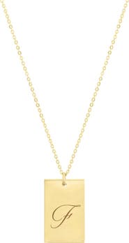 Set & Stones Stella Initial Necklace