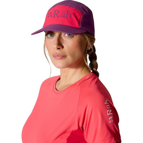 Rab Talus 5-panel Cap In Burgundy