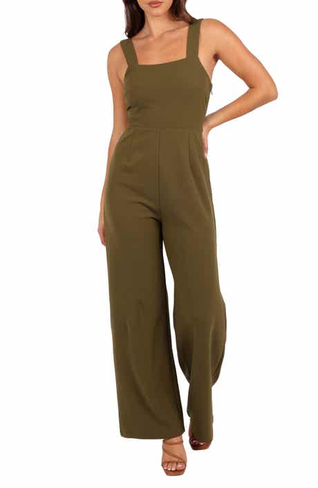 Petal & Pup Hyatt Square Neck Sleeveless Jumpsuit