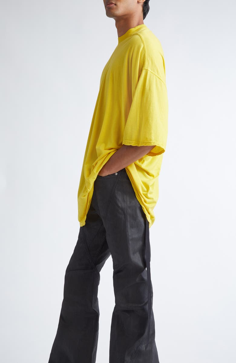 Rick Owens DRKSHDW Tommy Oversize T-Shirt, Alternate, color, Lemon