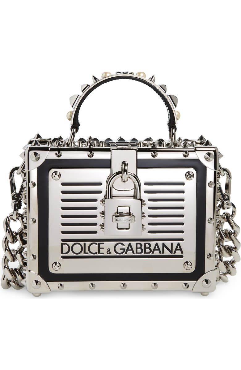 Dolce&Gabbana Dolce Box Top Handle Bag, Main, color,