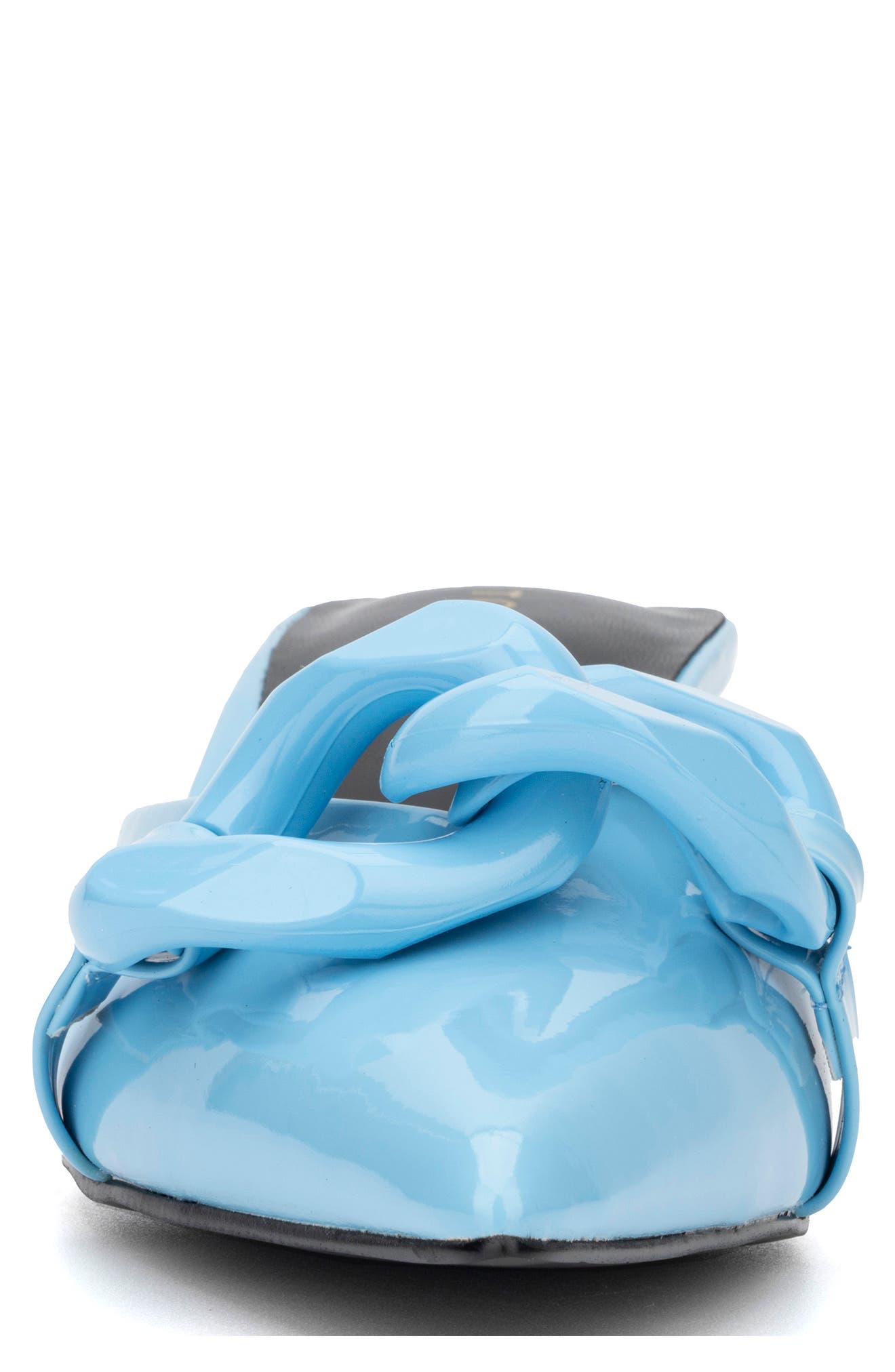 TORGEIS Arboricola Chain Kitten Heel Mule, Alternate, color, Blue