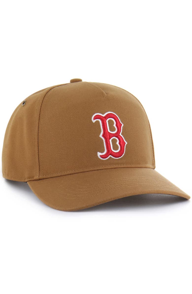 CARHARTT X 47 Men's Carhartt x '47 Brown Boston Red Sox Hitch Adjustable Hat, Alternate, color, Brown