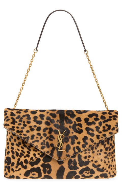 Genuine Calf Hair Envelope on a Chain