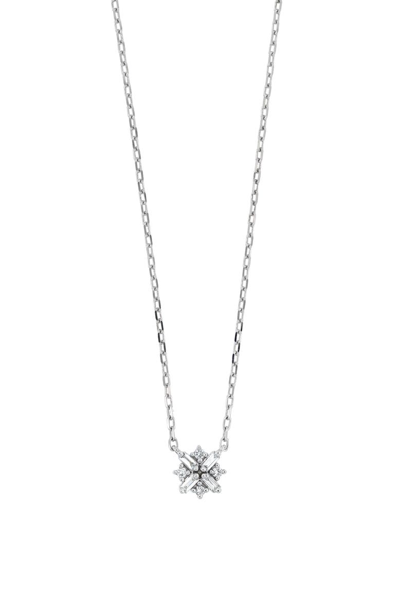 Gatsby Diamond Pendant Necklace (Nordstrom Exclusive), Main, color, 18K WHITE GOLD