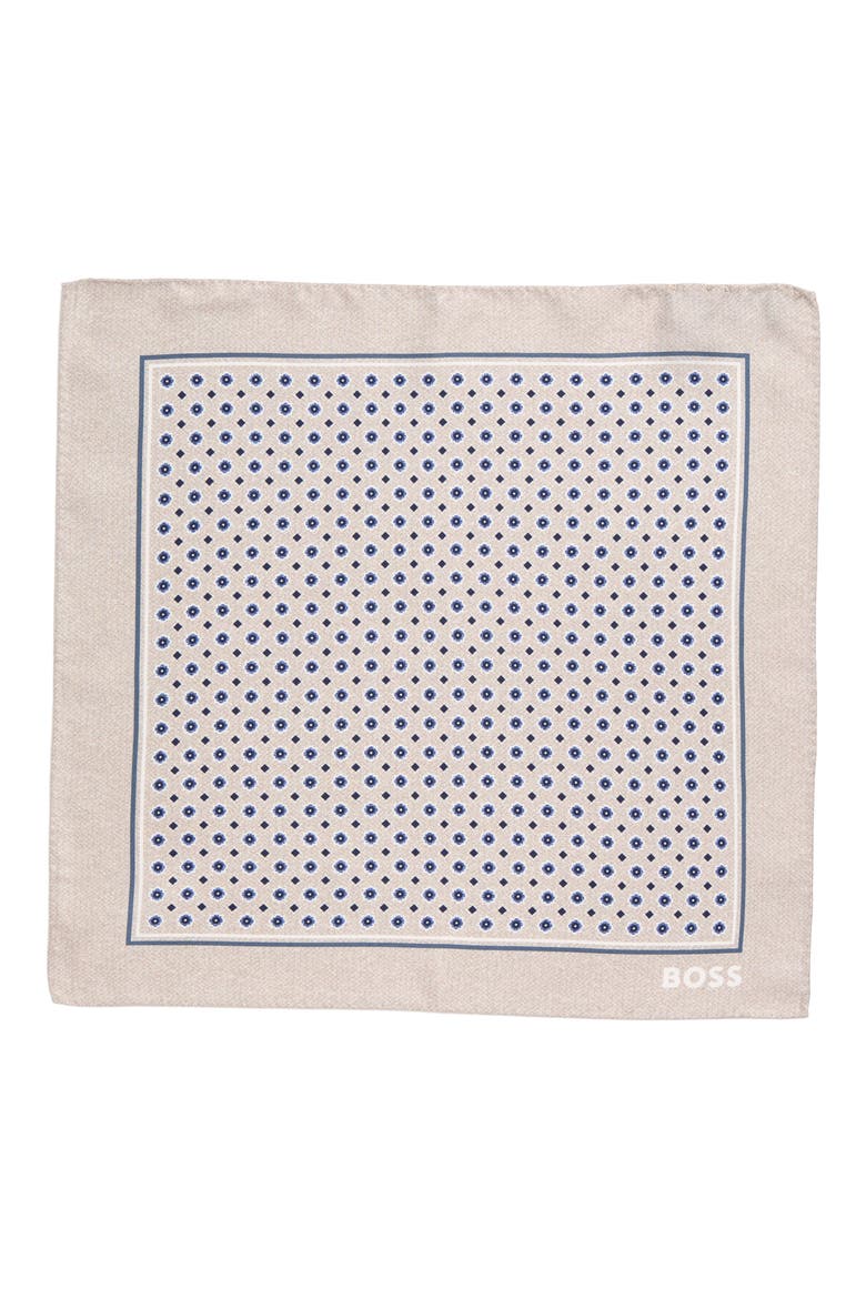 Silk Pocket Square, Alternate, color, OPEN BEIGE