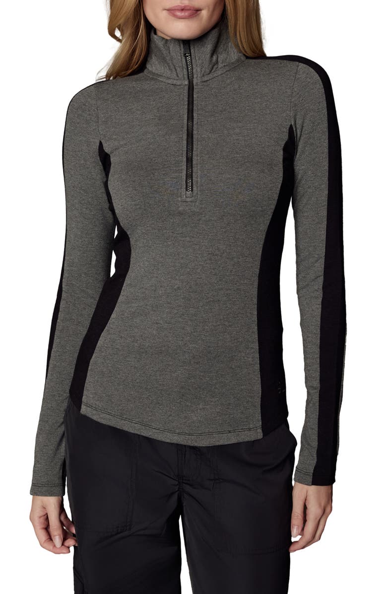 Alp N Rock Tanvi French Terry Half Zip Pullover, Main, color, Heather Grey