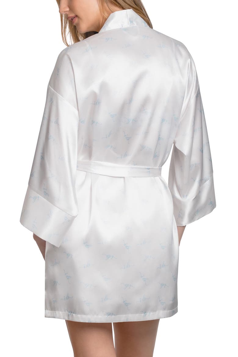 I Do Satin Robe, Alternate, color, IVORY