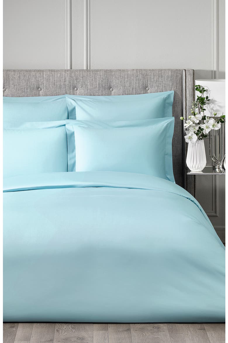 Royal Duvet Cover, Alternate, color, Sky Blue