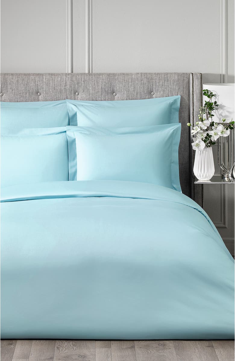 Togas Royal Duvet Cover, Alternate, color, Sky Blue
