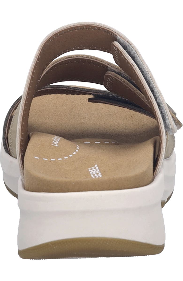 Josef Seibel Estelle 11 Platform Wedge Slide Sandal, Alternate, color, Granite