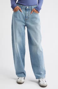 BP. Mid Rise Baggy Barrel Jeans