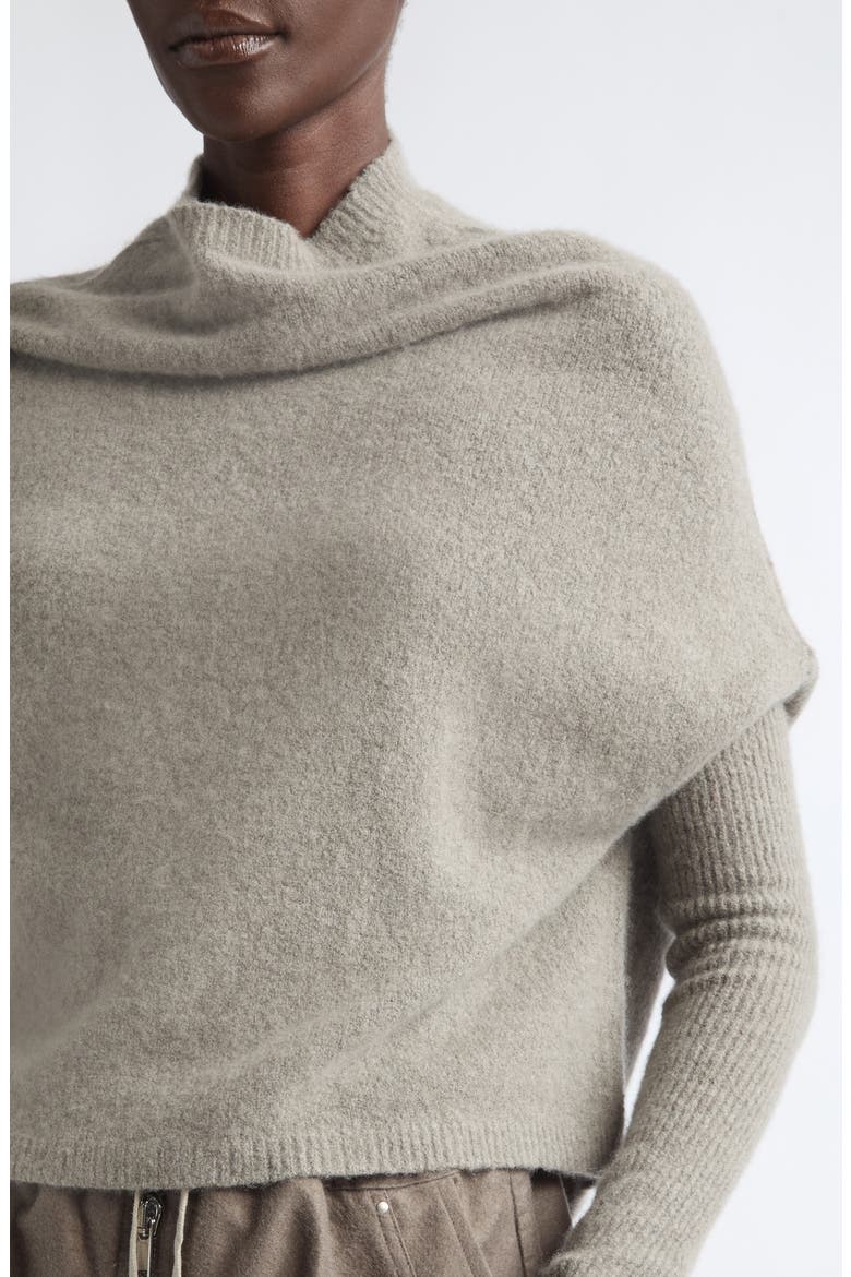 Crater Cashmere Blend Sweater, Alternate, color, DUST
