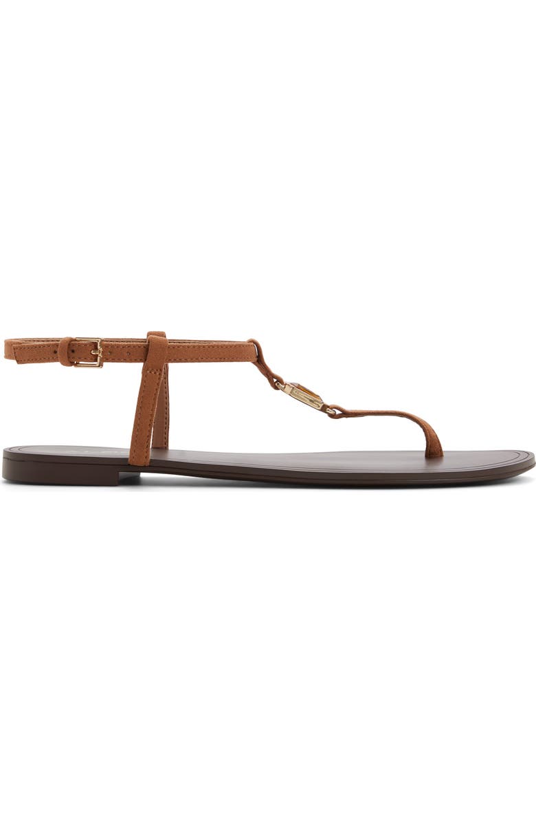 ALDO Sandstone Ankle Strap Sandal, Alternate, color,