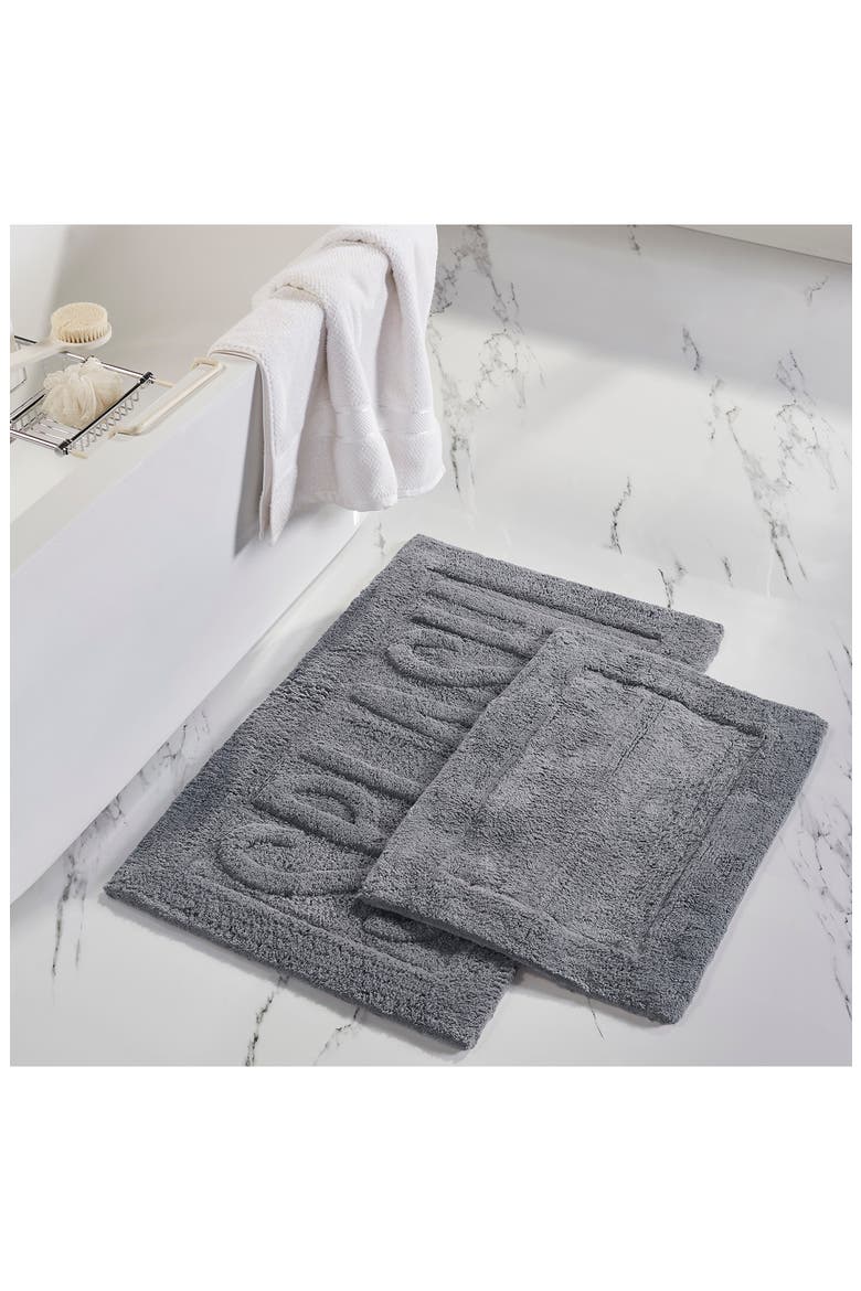 Cotton Bath Mat - Pack of 2, Main, color, CHARCOAL