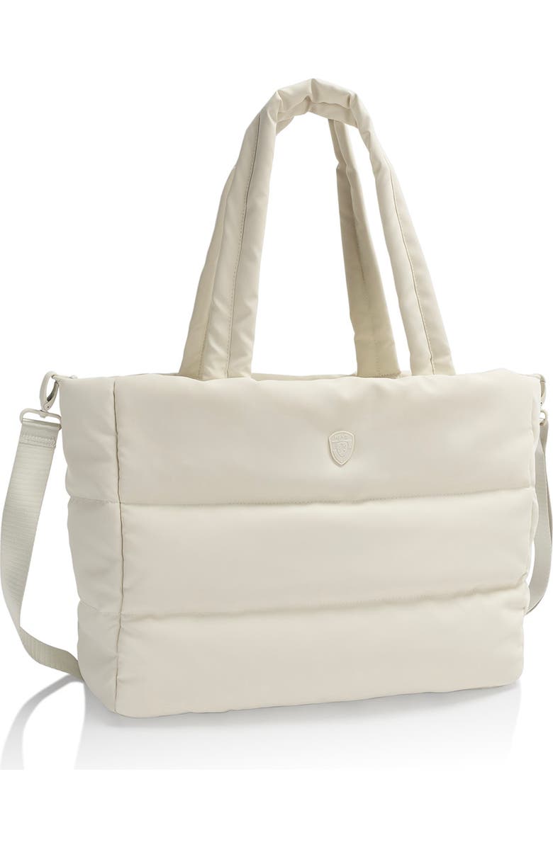 Heys The Puffer Travel Tote, Main, color, Off-White