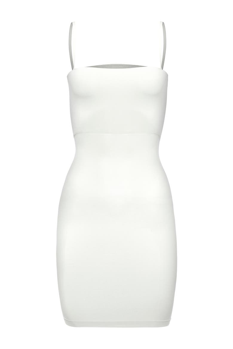 Seamless Forming Straps Midi Dress, Alternate, color, Ivory