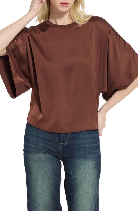 Ginger Mixed Media Dolman Tee