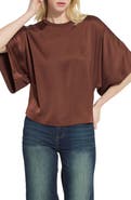 Lysse Ginger Mixed Media Dolman Tee