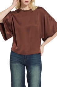 Lysse Ginger Mixed Media Dolman Tee