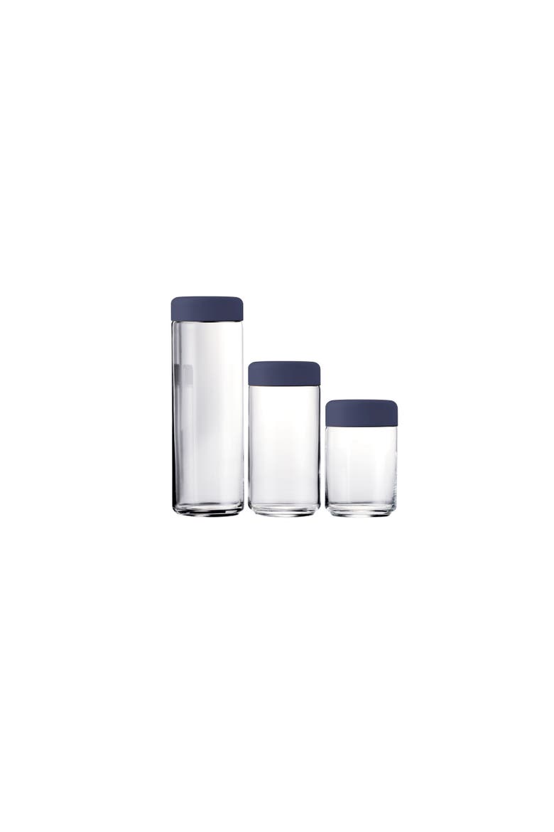 Atmosfera Food Container - Urano - 3 Pieces, Main, color, Materic Cobalt