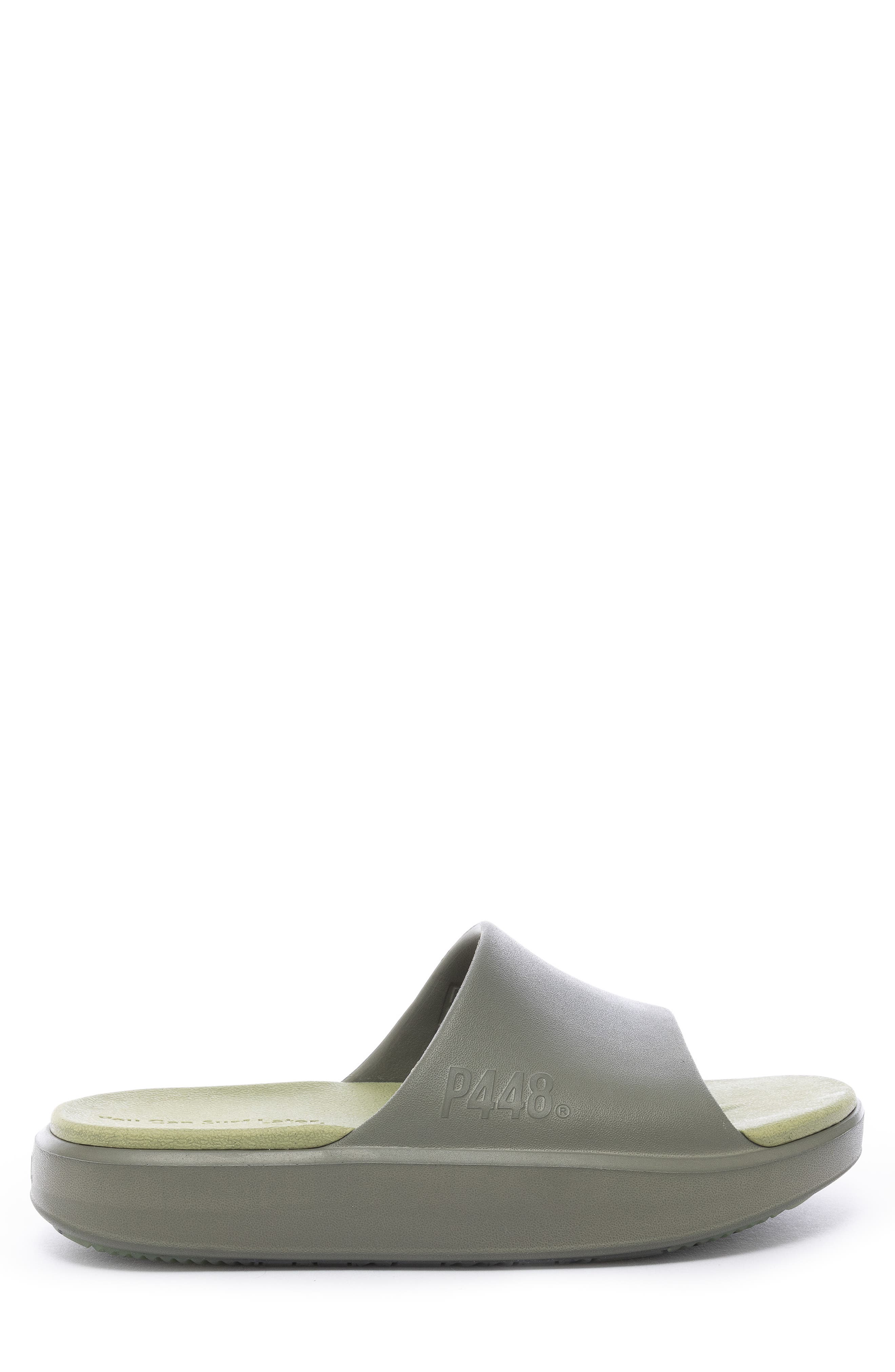 Riviera Slide Sandal, Alternate, color, GREEN