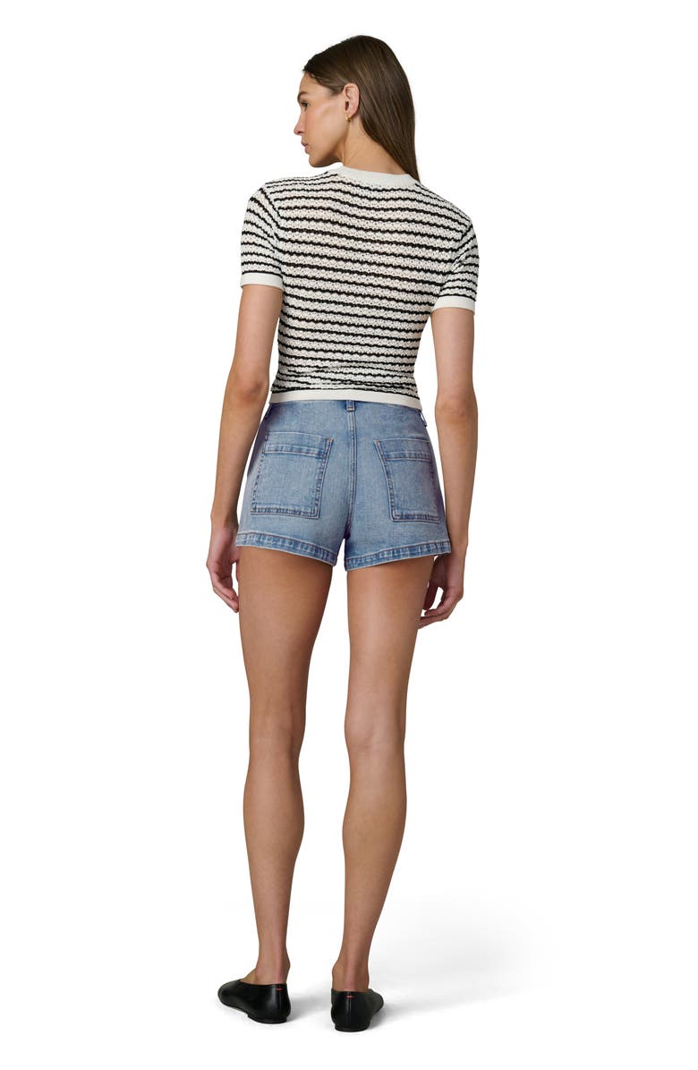 Joe's The A-Line Welt Pocket Denim Shorts, Alternate, color, Vernal