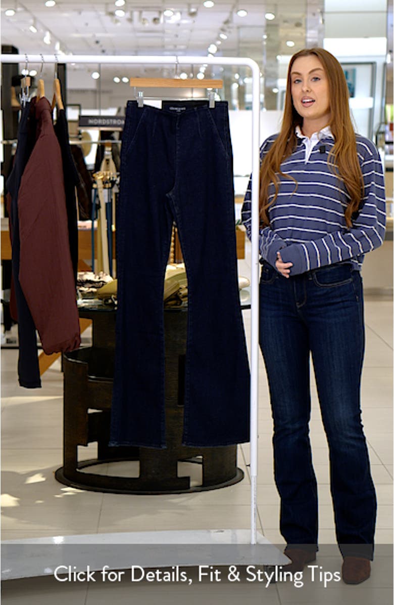 Beverly Off-Duty High Waist Flare Jeans, sales video thumbnail