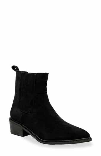 CHASE AND CHLOE Western Block Heel Chelsea Boot