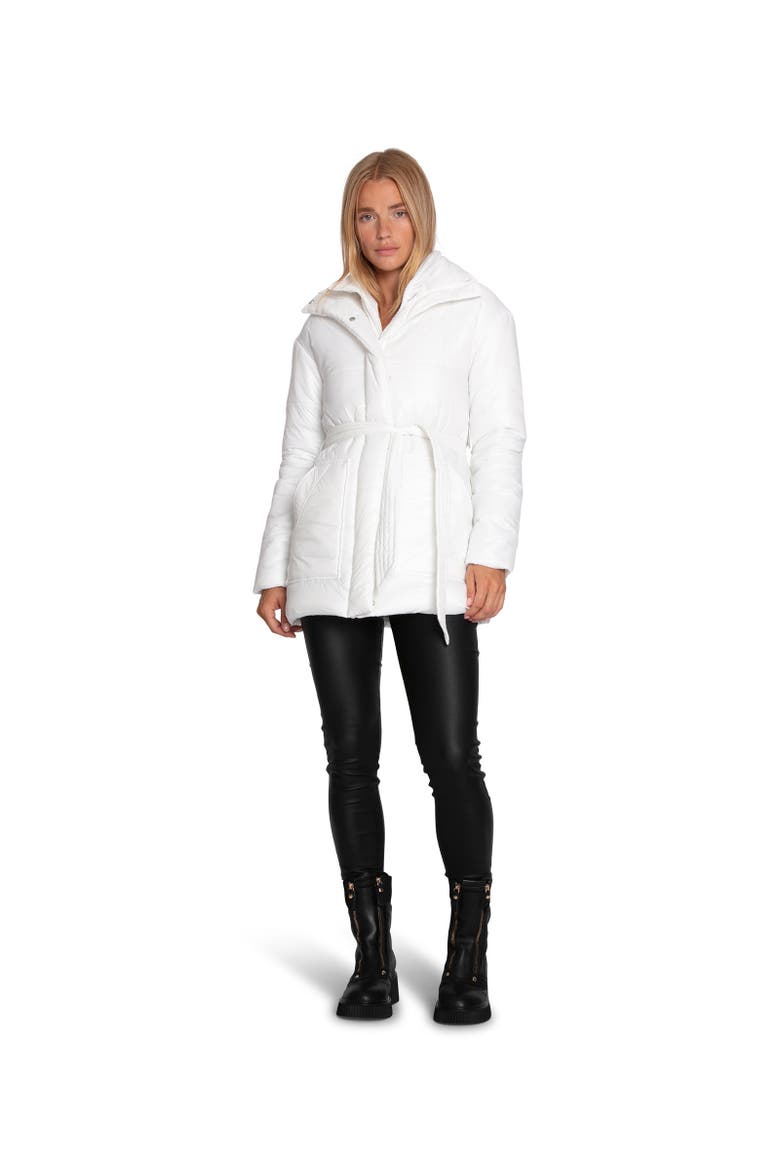 Moonrise Belted Puffer Jacket, Alternate, color, OffWhite