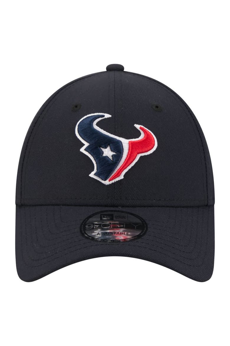 Men's New Era  Navy Houston Texans Core Team 9FORTY Adjustable Hat, Alternate, color, Navy