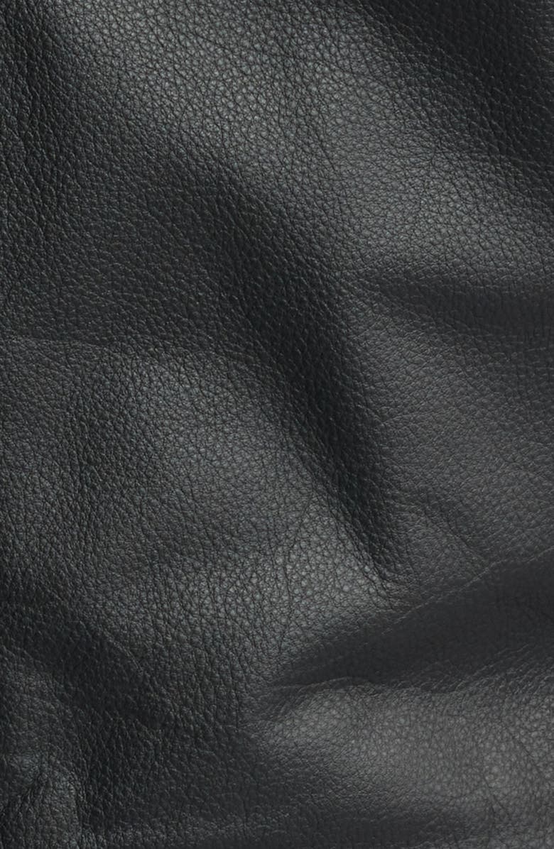 Rodd & Gunn Haymarket Leather Jacket, Alternate, color, Onyx