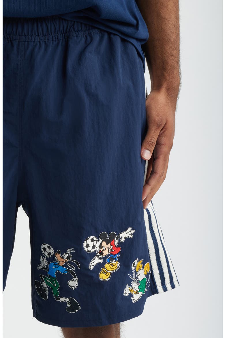 x Brain Dead Disney Shorts, Alternate, color, COLLEGIATE NAVY
