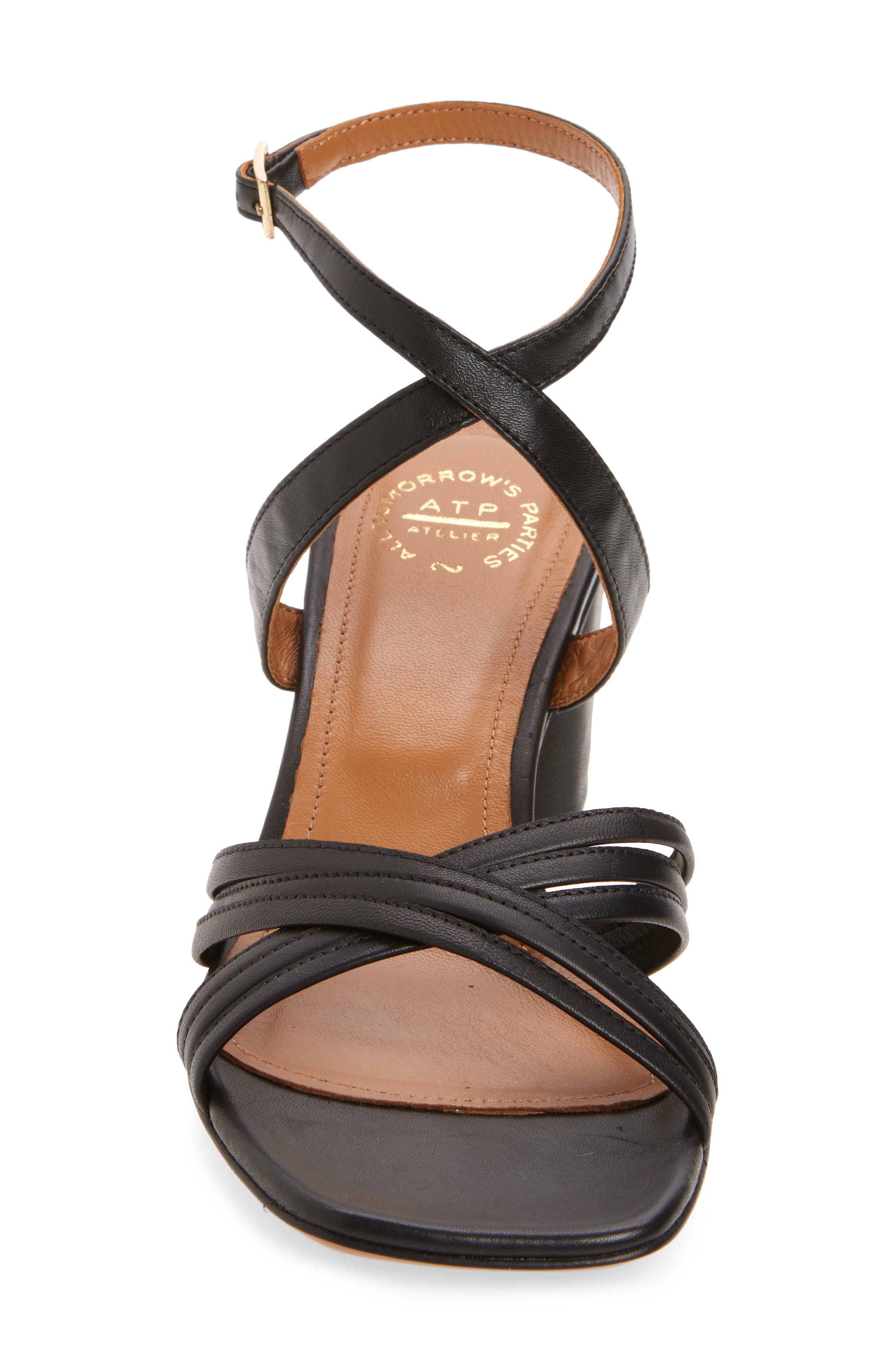 ATP ATELIER Ledro Ankle Strap Sandal, Alternate, color, Black