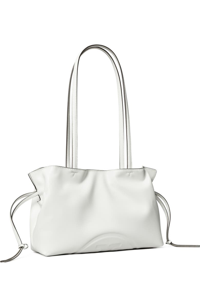 Tory Burch Small Ella Natuura<sup>™</sup> Drawstring Tote, Alternate, color, Bianco