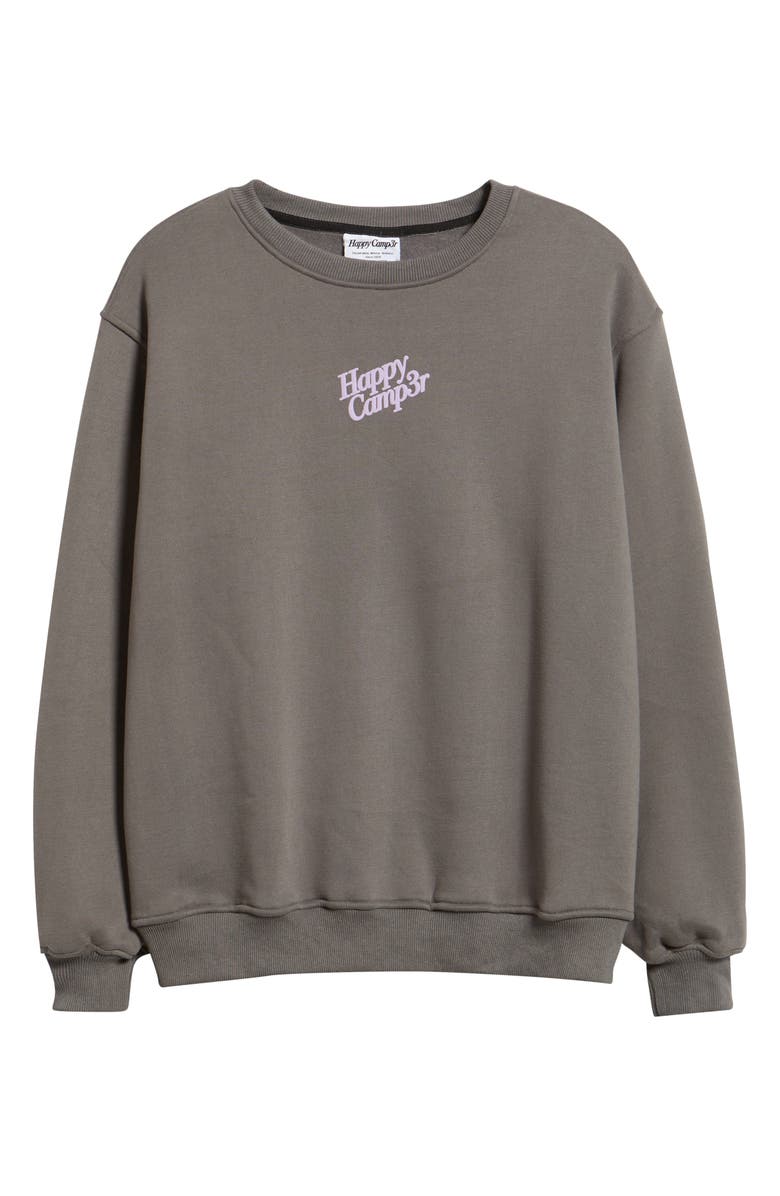 HAPPY CAMP3R I'll Always Love You Logo Sweatshirt, Alternate, color, Dark Gray