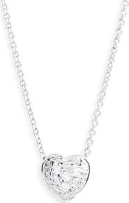 Roberto Coin Pavé Heart Pendant Necklace