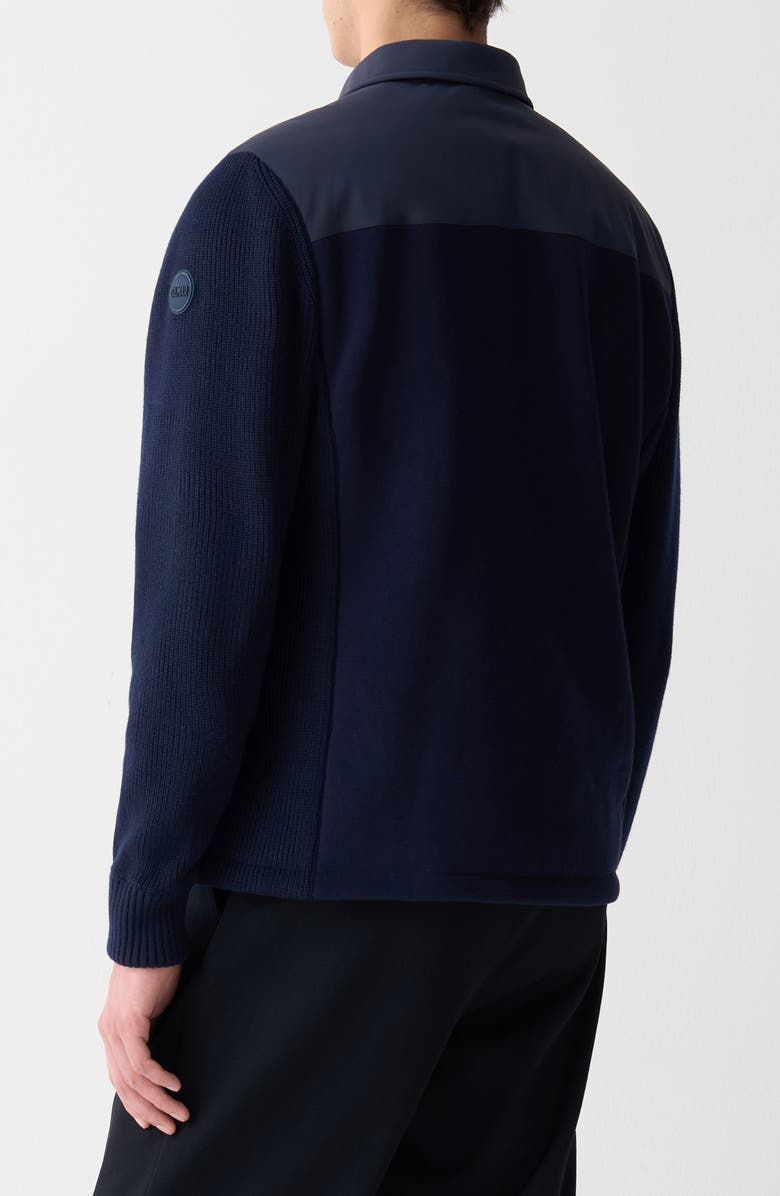 COLMAR Parklife Mixed Media Insulated Shirt Jacket, Alternate, color, Navy Blue