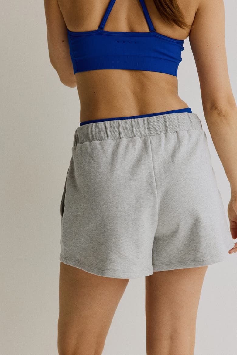 Regular Fit Sports Sweatshorts, Alternate, color, Light gray melange