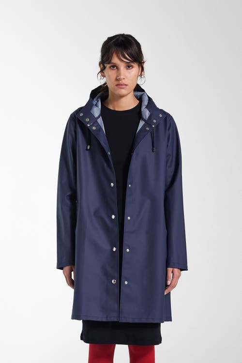 Stutterheim Mosebacke Lightweight Raincoat In Blue